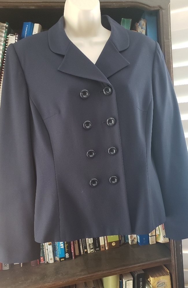 Double Breated Navy Blazer